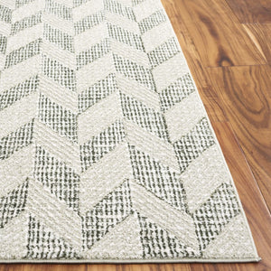 Safavieh Revive Geometric Power Loomed Recycled Polyester Area Rug for Living and Dining Rooms REV122W-9