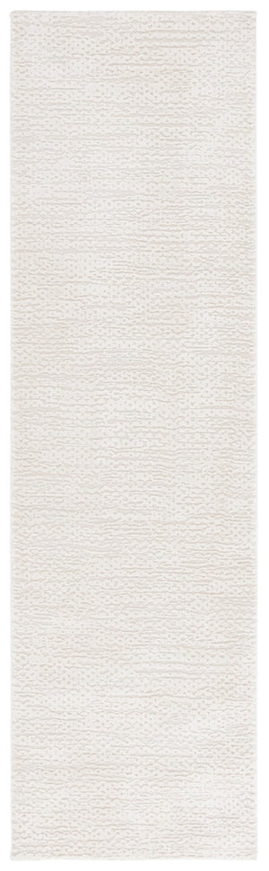 Safavieh Revive Solid Ivory Low Pile Recycled Polyester Runner Rug for Hallways and Entryways REV124A-28