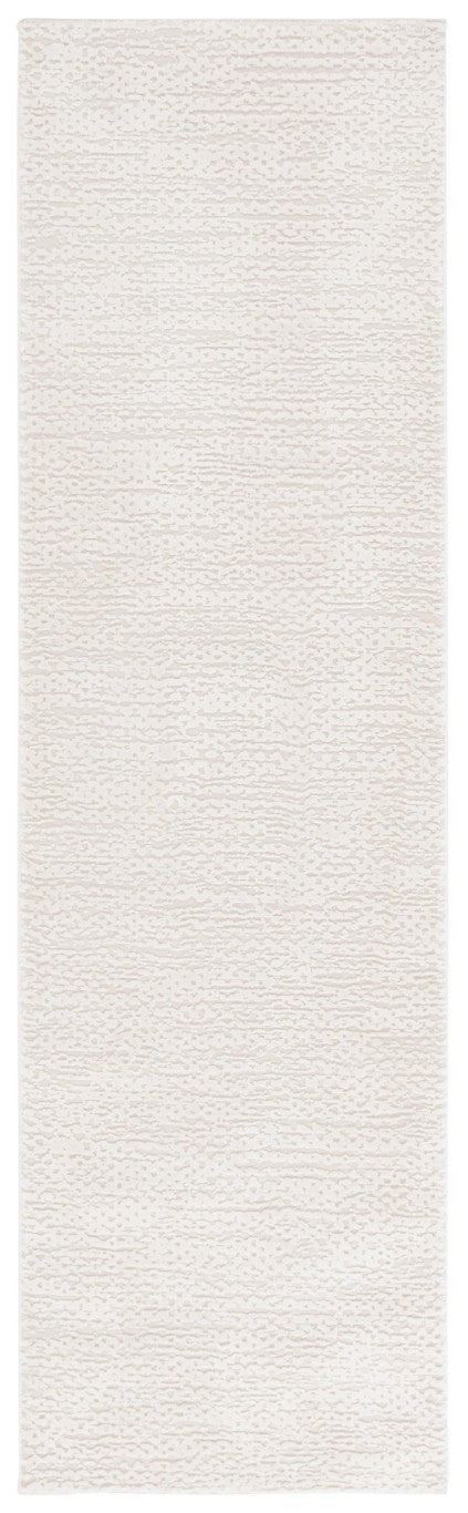 Safavieh Revive Solid Ivory Low Pile Recycled Polyester Runner Rug for Hallways and Entryways REV124A-28