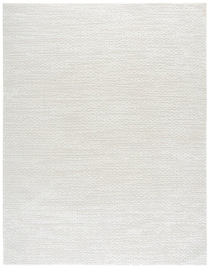Safavieh Revive Solid Ivory Power Loomed Polyester Area Rug Low Pile Neutral Living Room Floor REV124A-9