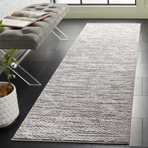 Safavieh Revive Power Loomed Runner Rug in Soft Taupe Tonal Pile for Hallway or Entryway REV124E-28