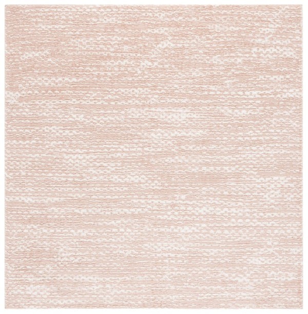 Safavieh Revive Blush Tonal Polyester Area Rug Soft Pile Square Living Room Floor Accent REV124U-7SQ