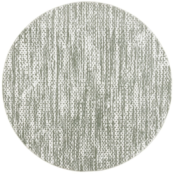 Safavieh Revive Round Area Rug Tonal Sage Recycled Polyester Soft Pile Bedroom Living Room REV124W-7R