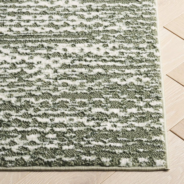 Safavieh Revive Sage Ivory Square Area Rug Low Pile Recycled Polyester for Modern Living Rooms REV124W-7SQ