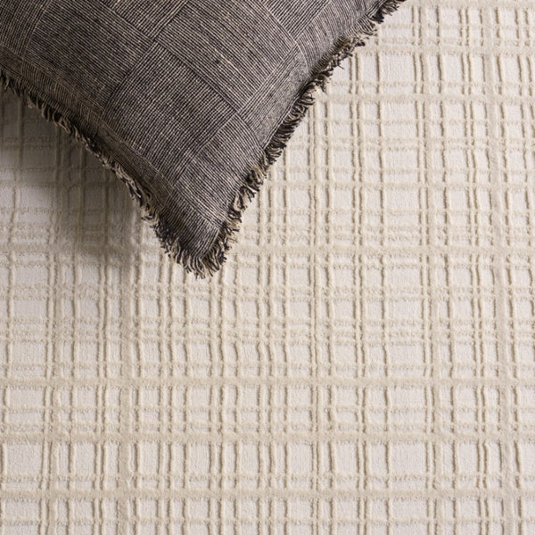 Safavieh Revive Low Profile Ivory Polyester Area Rug for Living Room Bedroom or Dining Space Off White - A REV130A-5