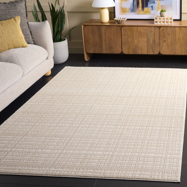 Safavieh Revive Low Profile Ivory Polyester Area Rug for Living Room Bedroom or Dining Space Off White - A REV130A-5