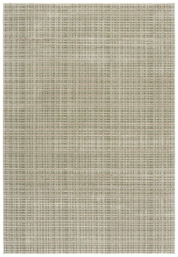 Safavieh Revive Low Profile Ivory Polyester Area Rug for Living Room Bedroom or Dining Space Green REV130Y-5
