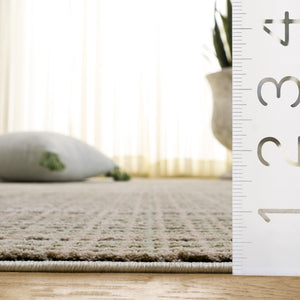 Safavieh Revive Low Profile Ivory Polyester Area Rug for Living Room Bedroom or Dining Space Green REV130Y-5