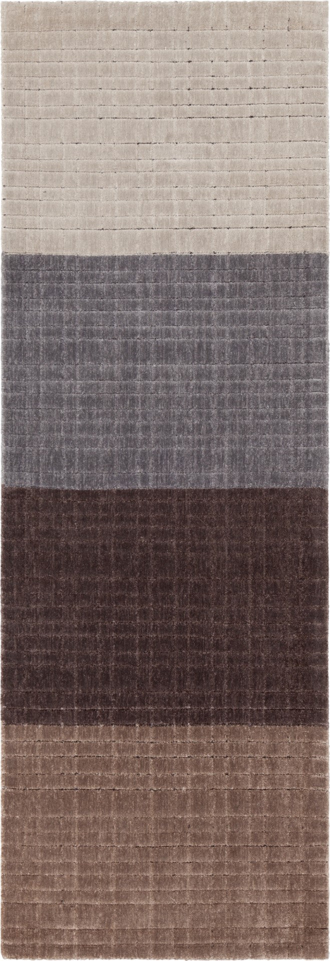 Chandra Rugs Hand Woven Contemporary Rug - Luxurious Polyester Masterpiece For Modern Home Decor And Comfort Silver Polyester Rey55300-576