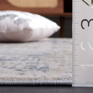 Safavieh Reflection 432a Cream Grey Medium Rectangle Rug - Stylish, Durable, And Luxurious Home Décor Piece Cream ,Grey 60% Polyester,40% Polypropylene Rft432a-5