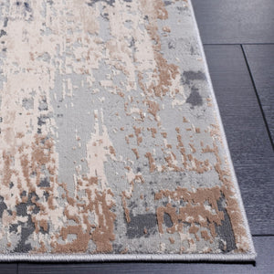 Safavieh Reflection Luxurious Area Rug – Contemporary Abstract Design For Modern Living Spaces And Durability Cream ,Grey 60% Polyester,40% Polypropylene Rft432a-7