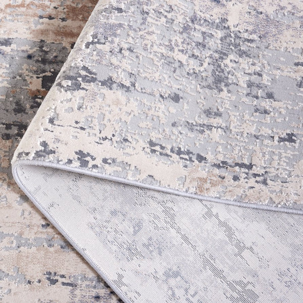 Safavieh Reflection 432a Cream Grey Medium Rectangle Rug - Stylish, Durable, And Luxurious Home Décor Piece Cream ,Grey 60% Polyester,40% Polypropylene Rft432a-5