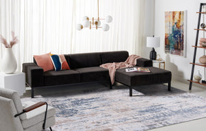 Safavieh Reflection Luxurious Area Rug – Contemporary Abstract Design For Modern Living Spaces And Durability Cream ,Grey 60% Polyester,40% Polypropylene Rft432a-7