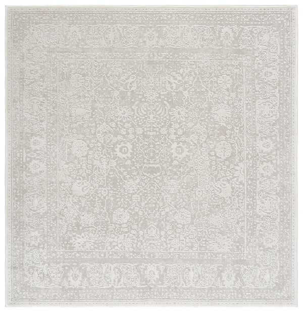 Safavieh Reflection Serene White & Ivory Low-Profile Area Rug — Power-Loomed Turkish Craft, Durable Elegance 8'-0" x 10'-0" RFT663E-8
