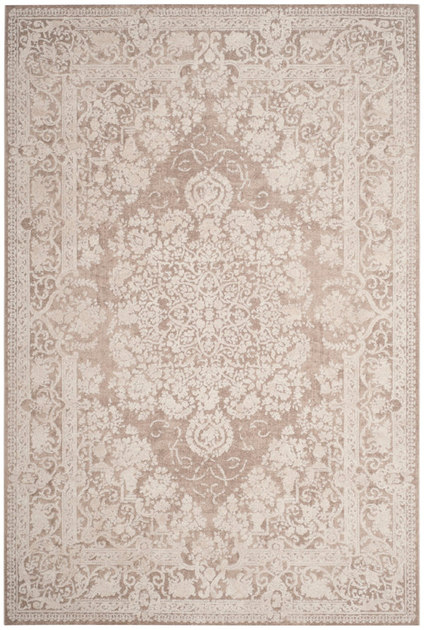 Safavieh Reflection Elegant Round Rug - Timeless Design, Soft Textures, And Classic Charm For Your Home Decor Beige ,Cream 60% Performance Fabric,40% Polypropylene Rft664a-11r