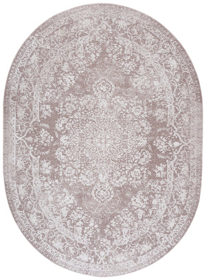 Safavieh Reflection Elegant Oval Area Rug 6' X 8' In Beige & Cream - Soft, Durable, Perfect For Any Space Beige ,Cream 60% Polyester,40% Polypropylene Rft664a-68ov