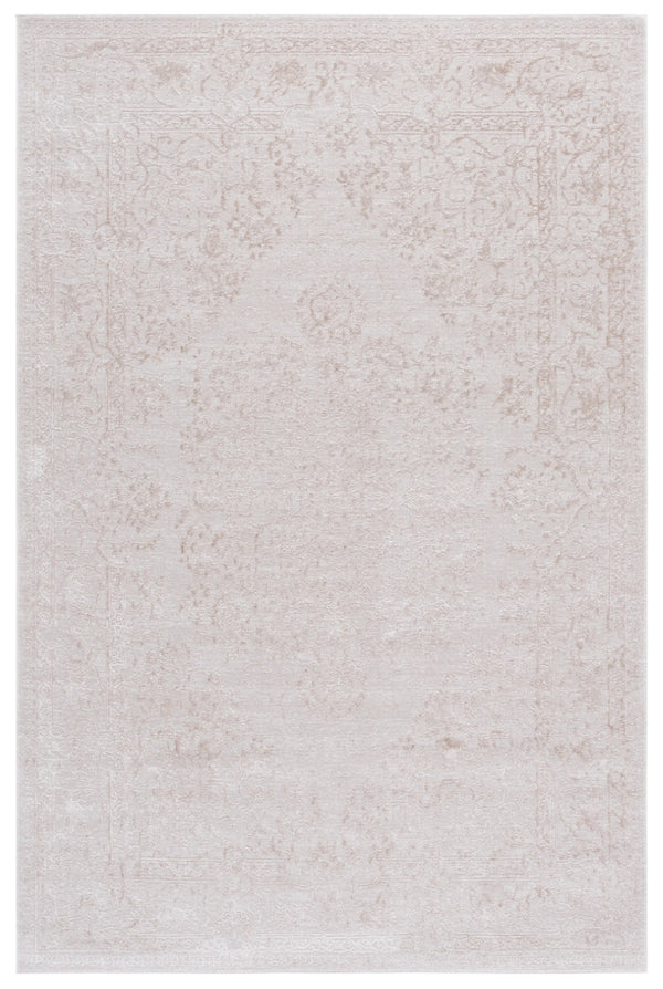 Safavieh Reflection Elegant Round Rug - Timeless Design, Soft Textures, And Classic Charm For Your Home Decor Creme ,Ivory 60% Polyester,40% Polypropylene Rft664d-12sq