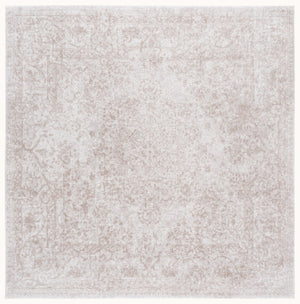 Safavieh Reflection Elegant Round Rug - Timeless Design, Soft Textures, And Classic Charm For Your Home Decor Creme ,Ivory 60% Polyester,40% Polypropylene Rft664d-12sq