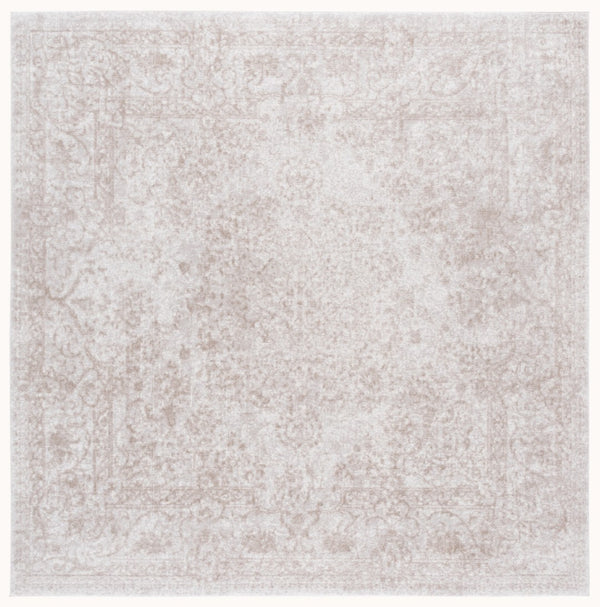 Safavieh Reflection Elegant Round Rug - Timeless Design, Soft Textures, And Classic Charm For Your Home Decor Creme ,Ivory 60% Polyester,40% Polypropylene Rft664d-12sq