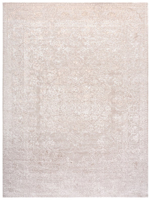 Safavieh Reflection Elegant Round Rug - Timeless Design, Soft Textures, And Classic Charm For Your Home Decor Creme ,Ivory 60% Polyester,40% Polypropylene Rft664d-12sq