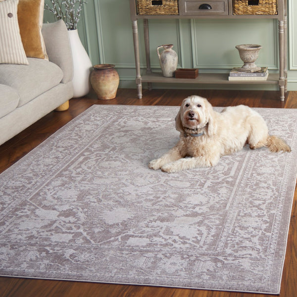 Safavieh Reflection Elegant Round Turkish Rug - Timeless Design For Sophisticated Living Spaces And Decor Beige ,Cream 60% Polyester,40% Polypropylene Rft665a-10r