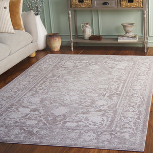 Safavieh Reflection Elegant Round Turkish Rug - Timeless Design For Sophisticated Living Spaces And Decor Beige ,Cream 60% Polyester,40% Polypropylene Rft665a-10r