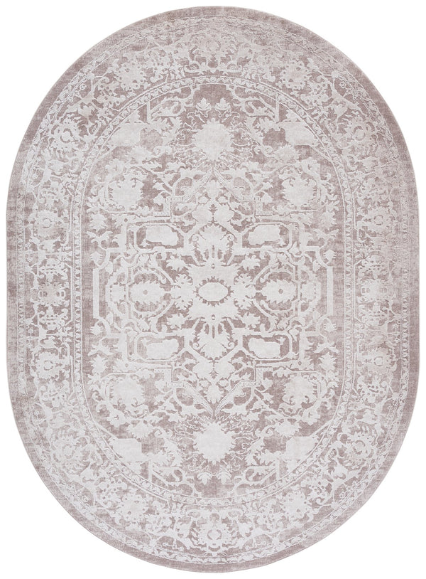 Safavieh Reflection Oval Area Rug 6x8 Ft In Beige & Cream - Soft, Elegant, Traditional Style For Any Room Beige ,Cream 60% Polyester,40% Polypropylene Rft665a-68ov