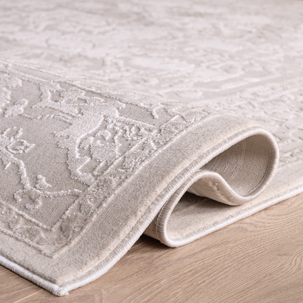 Safavieh Reflection Low-Profile Ivory Area Rug — Minimalist Power-Loomed Turkish Weave, Durable & Soft 5'-1" x 7'-6" RFT665E-5