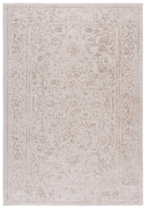 Safavieh Reflection Ivory And White Round Rug — Timeless Floral Motif, Power-Loomed In Turkey, Durable Elegance 6'-7" x 6'-7" RFT665E-7R