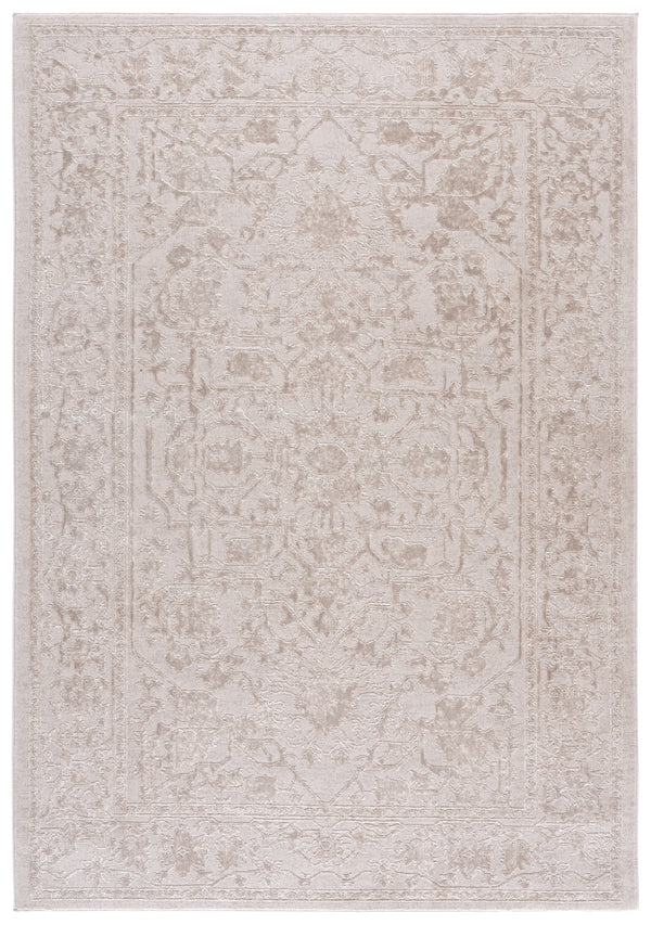 Safavieh Reflection Ivory-White Low-Profile Area Rug — Power-Loomed Turkish Durability, Timeless Neutral Elegance 8'-0" x 10'-0" RFT665E-8