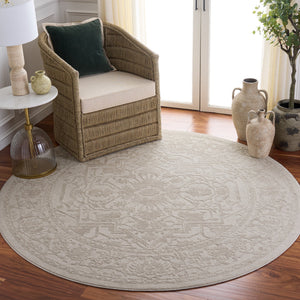 Safavieh Reflection Low-Profile Ivory Area Rug — Minimalist Power-Loomed Turkish Weave, Durable & Soft 5'-1" x 7'-6" RFT665E-5