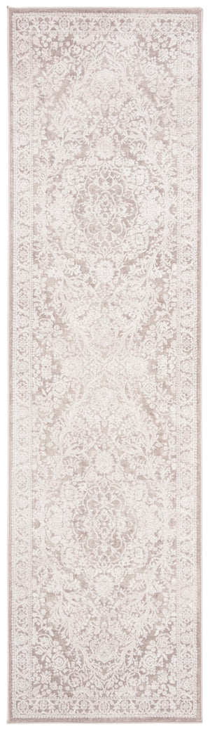 Safavieh Reflection Elegant Round Area Rug With Floral Motifs - Timeless Luxury For Every Home Decor Space Beige ,Cream 60% Polyester,40% Polypropylene Rft668a-218