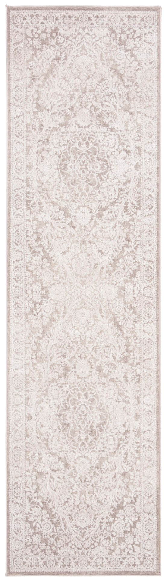 Safavieh Reflection Elegant Round Area Rug With Floral Motifs - Timeless Luxury For Every Home Decor Space Beige ,Cream 60% Polyester,40% Polypropylene Rft668a-218