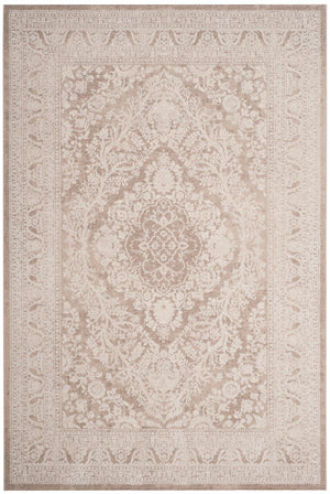 Safavieh Reflection Elegant Round Area Rug With Floral Motifs - Timeless Luxury For Every Home Decor Space Beige ,Cream 60% Polyester,40% Polypropylene Rft668a-218