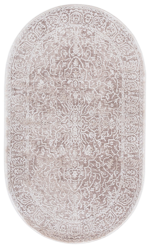 Safavieh Reflection Elegant Oval Area Rug - Cozy Traditional Home Decor For Timeless Charm And Comfort Beige ,Cream 60% Polyester,40% Polypropylene Rft670a-3ov