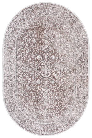 Safavieh Reflection Elegant Round Area Rug - Timeless Floral Motif, Plush Comfort, Perfect For Any Decor Beige ,Cream 60% Polyester,40% Polypropylene Rft670a-68