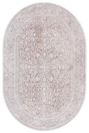 Safavieh Reflection Elegant Oval Area Rug - Cozy Traditional Home Decor For Timeless Charm And Comfort Beige ,Cream 60% Polyester,40% Polypropylene Rft670a-4ov