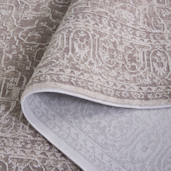 Safavieh Reflection Runner Rug - Elegant Power Loomed Design For Hallways, Crafted In Turkey For Timeless Style Beige ,Cream 60% Polyester,40% Polypropylene Rft670a-312