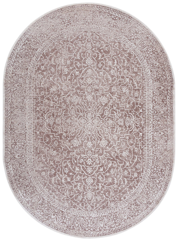 Safavieh Reflection Elegant Round Area Rug - Timeless Floral Motif, Plush Comfort, Perfect For Any Decor Beige ,Cream 60% Polyester,40% Polypropylene Rft670a-68