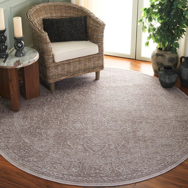 Safavieh Reflection Runner Rug - Elegant Power Loomed Design For Hallways, Crafted In Turkey For Timeless Style Beige ,Cream 60% Polyester,40% Polypropylene Rft670a-312