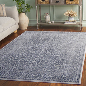 Safavieh Reflection Runner Rug - Elegant Power Loomed Design For Hallways, Crafted In Turkey For Timeless Style Dark Grey ,Cream 60% Polyester,40% Polypropylene Rft670b-68