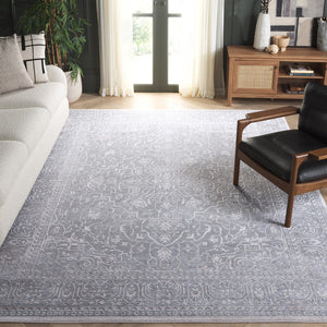 Safavieh Reflection Runner Rug - Elegant Power Loomed Design For Hallways, Crafted In Turkey For Timeless Style Light Grey ,Cream 60% Polyester,40% Polypropylene Rft670c-11sq