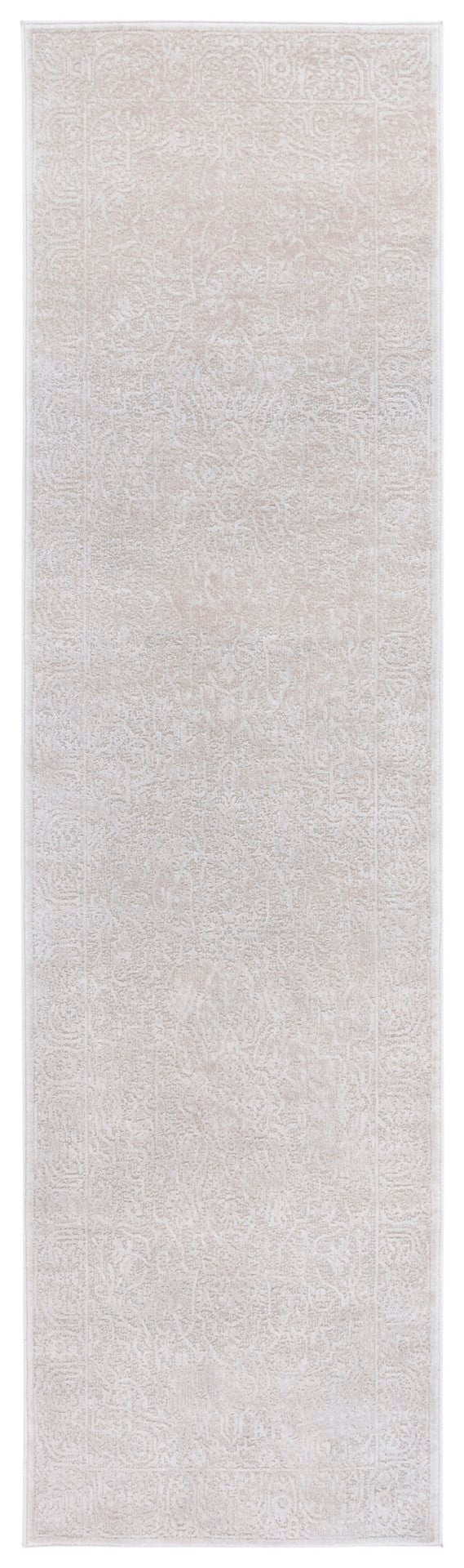 Safavieh Reflection Runner Rug - Elegant Power Loomed Design For Hallways, Crafted In Turkey For Timeless Style Creme ,Ivory 60% Polyester,40% Polypropylene Rft670d-10sq