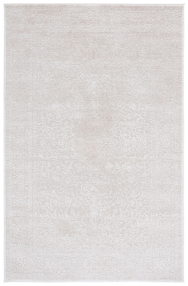 Safavieh Reflection Runner Rug - Elegant Power Loomed Design For Hallways, Crafted In Turkey For Timeless Style Creme ,Ivory 60% Polyester,40% Polypropylene Rft670d-10sq