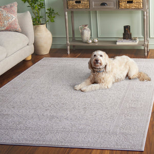 Safavieh Reflection Runner Rug - Elegant Power Loomed Design For Hallways, Crafted In Turkey For Timeless Style Creme ,Ivory 60% Polyester,40% Polypropylene Rft670d-10sq