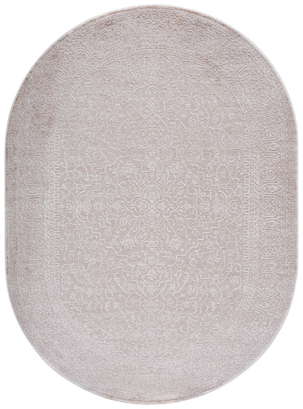 Safavieh Reflection Runner Rug - Elegant Power Loomed Design For Hallways, Crafted In Turkey For Timeless Style Creme ,Ivory 60% Polyester,40% Polypropylene Rft670d-10sq