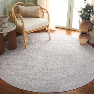 Safavieh Reflection Runner Rug - Elegant Power Loomed Design For Hallways, Crafted In Turkey For Timeless Style Creme ,Ivory 60% Polyester,40% Polypropylene Rft670d-10sq