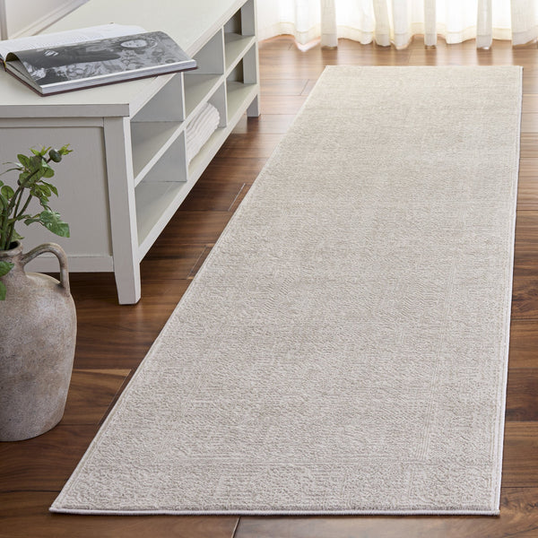 Safavieh Reflection Ivory And White Area Rug — Low-Profile 3/8" Pile, Power-Loomed Turkey Durability And Style 9'-0" x 12'-0" RFT672B-9