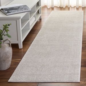 Safavieh Reflection Timeless Ivory And White Power-Loomed Rug From Turkey — Low-Pile, Durable Elegance 6'-7" x 6'-7" RFT672B-7SQ