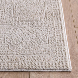 Safavieh Reflection Soft Ivory & White Area Rug – Low-Profile Power-Loomed Traditional Design, Durable Comfort 5'-1" x 7'-6" RFT672B-5